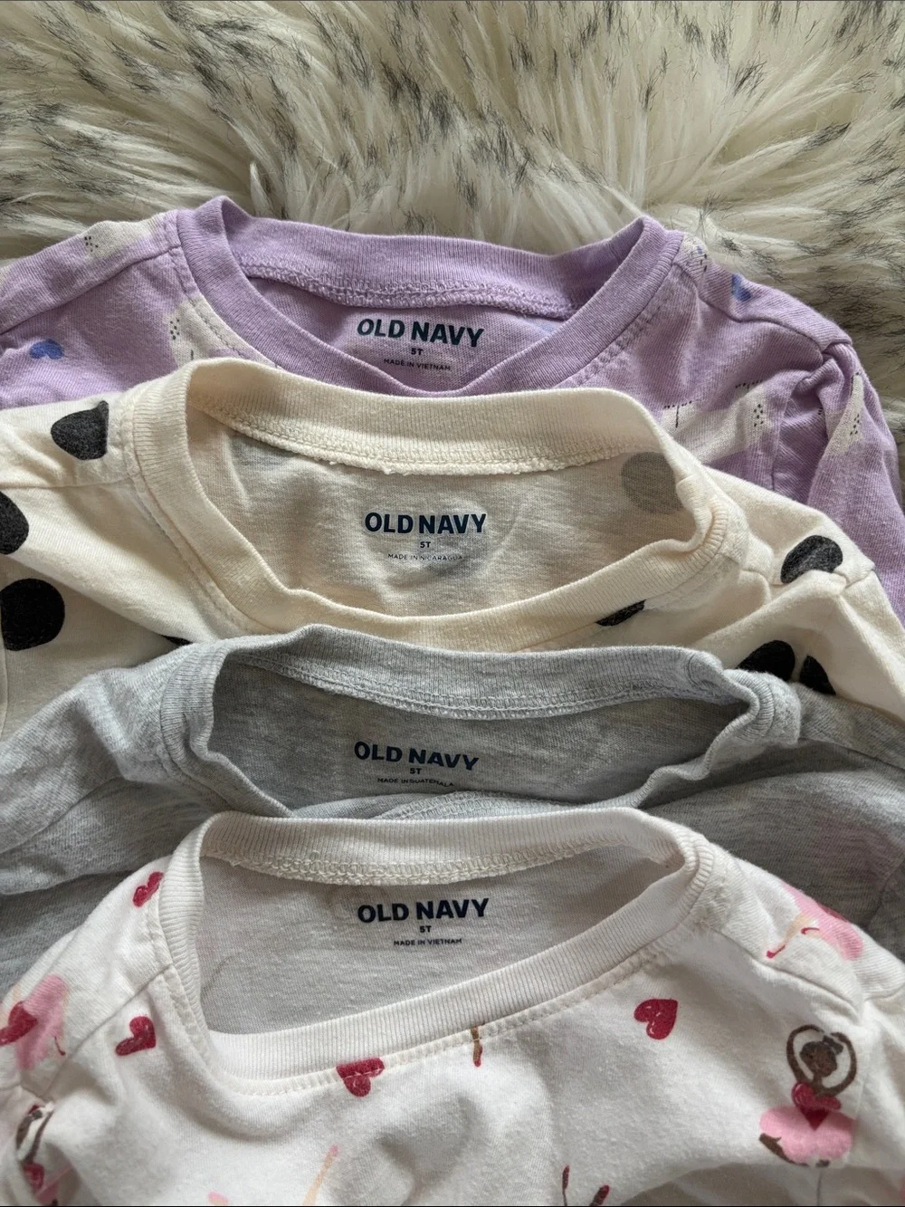5T Old Navy Toddler Boy 8 Long Shirts Bundle
